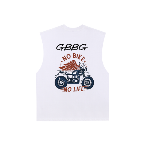 Raw Edge Cotton Tank Top